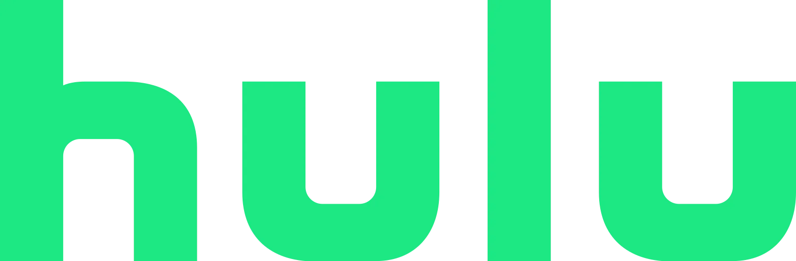 Hulu logo, a catalog of shows and movies on demand
