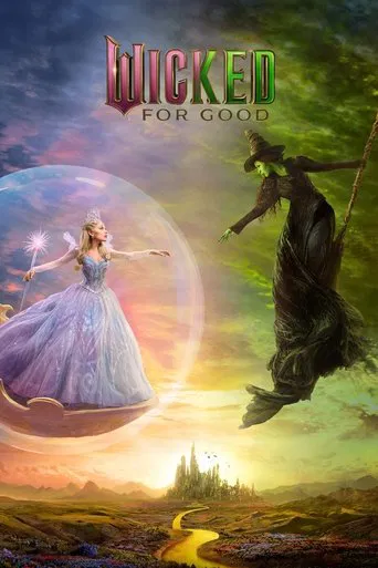 Fantasy musical poster with two witches in a glowing sky, on Troypoint IPTV